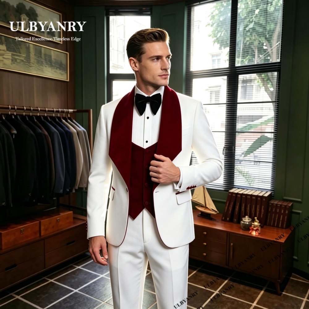 Men'S Grooming Trends - Men's Formal Suit Set Including Jacket