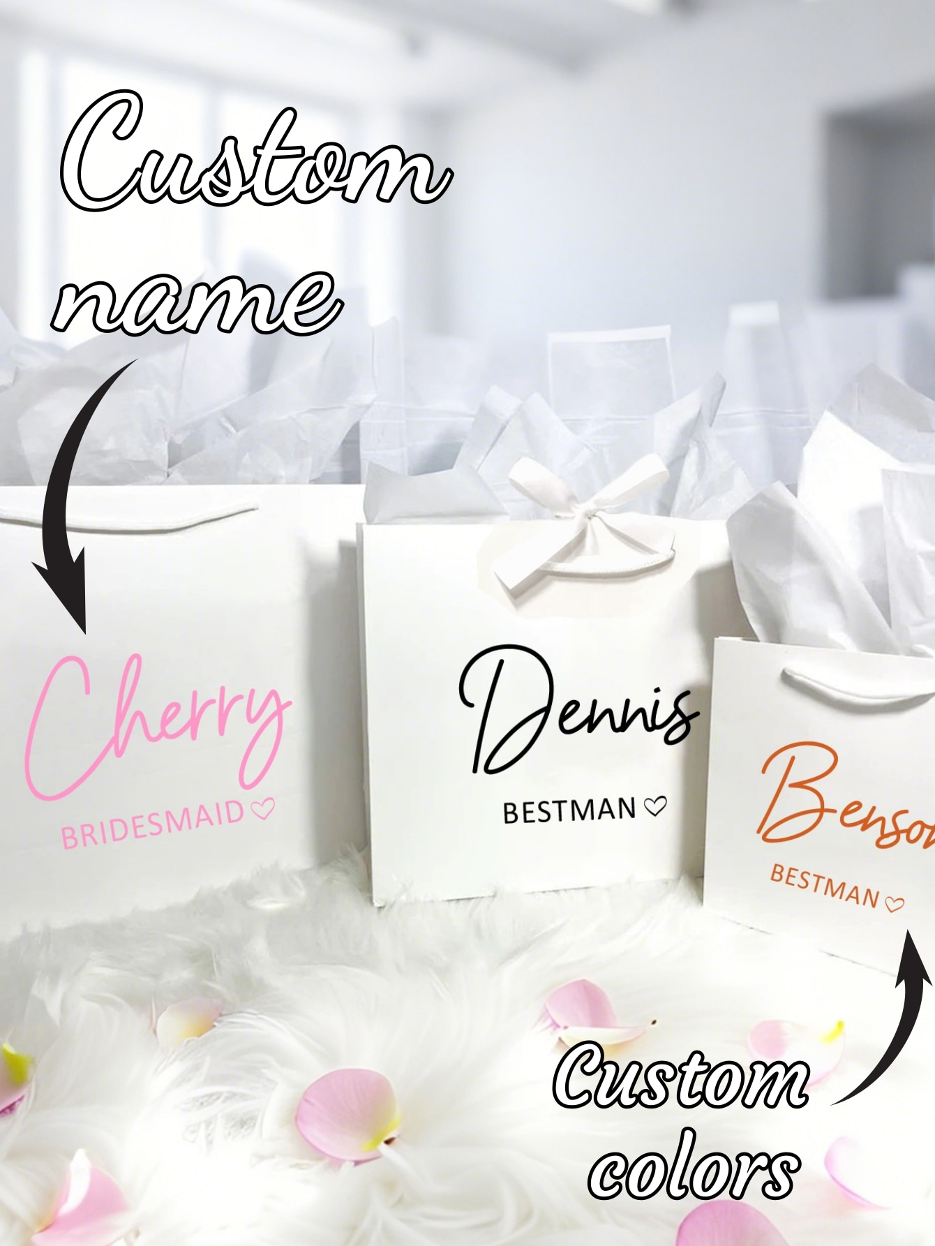 Men'S Groom - 1pc Custom Wedding Bridesmaid Best Man