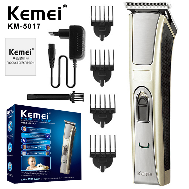 Mens Grooming Box - Kemei Cordless Rechargeable Hair Clipper Trimmer