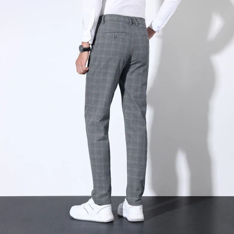 Cotton Plaid Striped Classic S - Men'S Groom ulasan dan harga