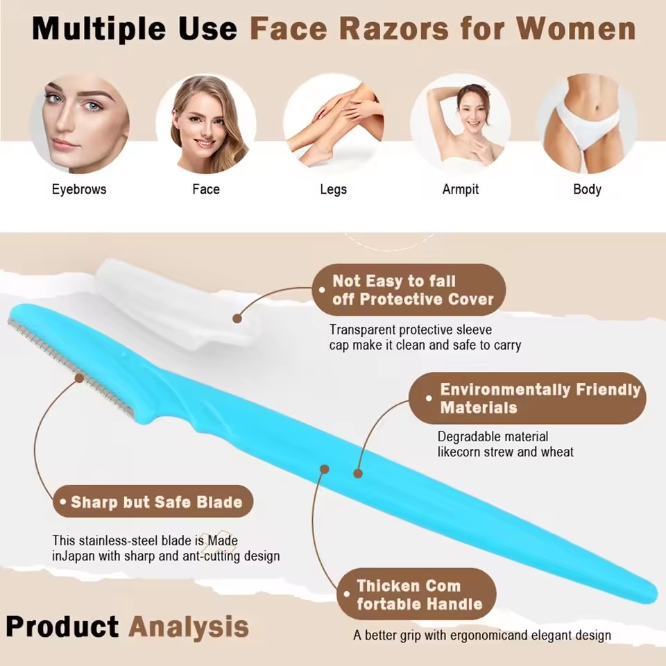 5/10/30/40pcsbrow Razor and Fa - Men'S Groom ulasan dan harga