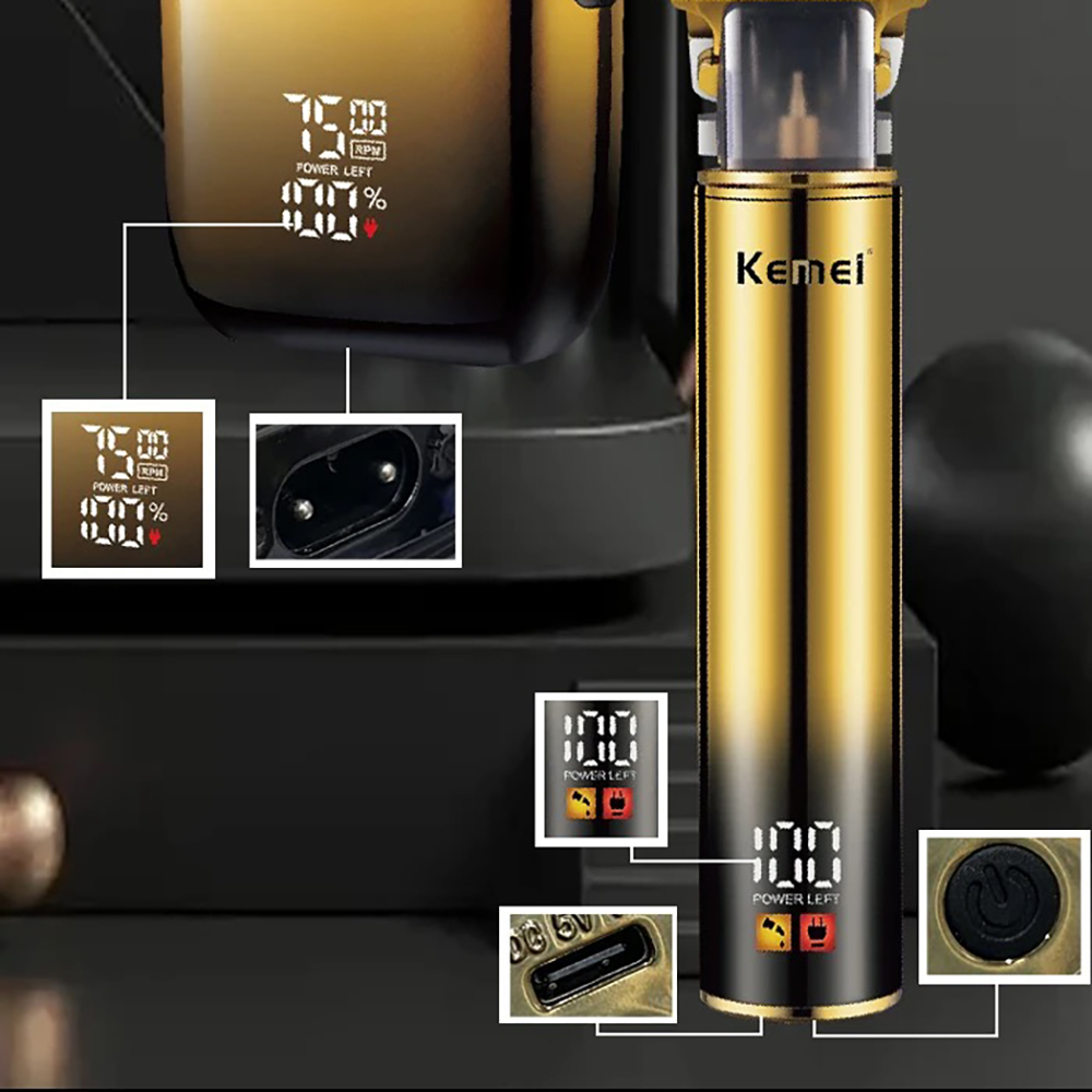 Kemei Hair Trimmer Electric Ra - Men'S Grooming Shaver ulasan dan harga