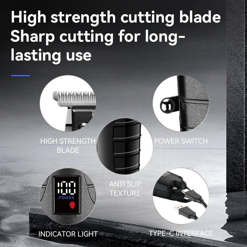 Hair Clipper Barber Blading Ha - Men'S Grooming Shaver ulasan dan harga