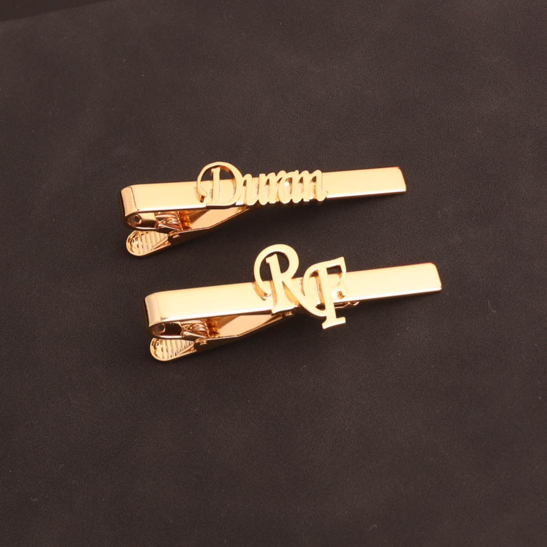 Custom Initial Tie Clip for Gr - Men'S Groom ulasan dan harga