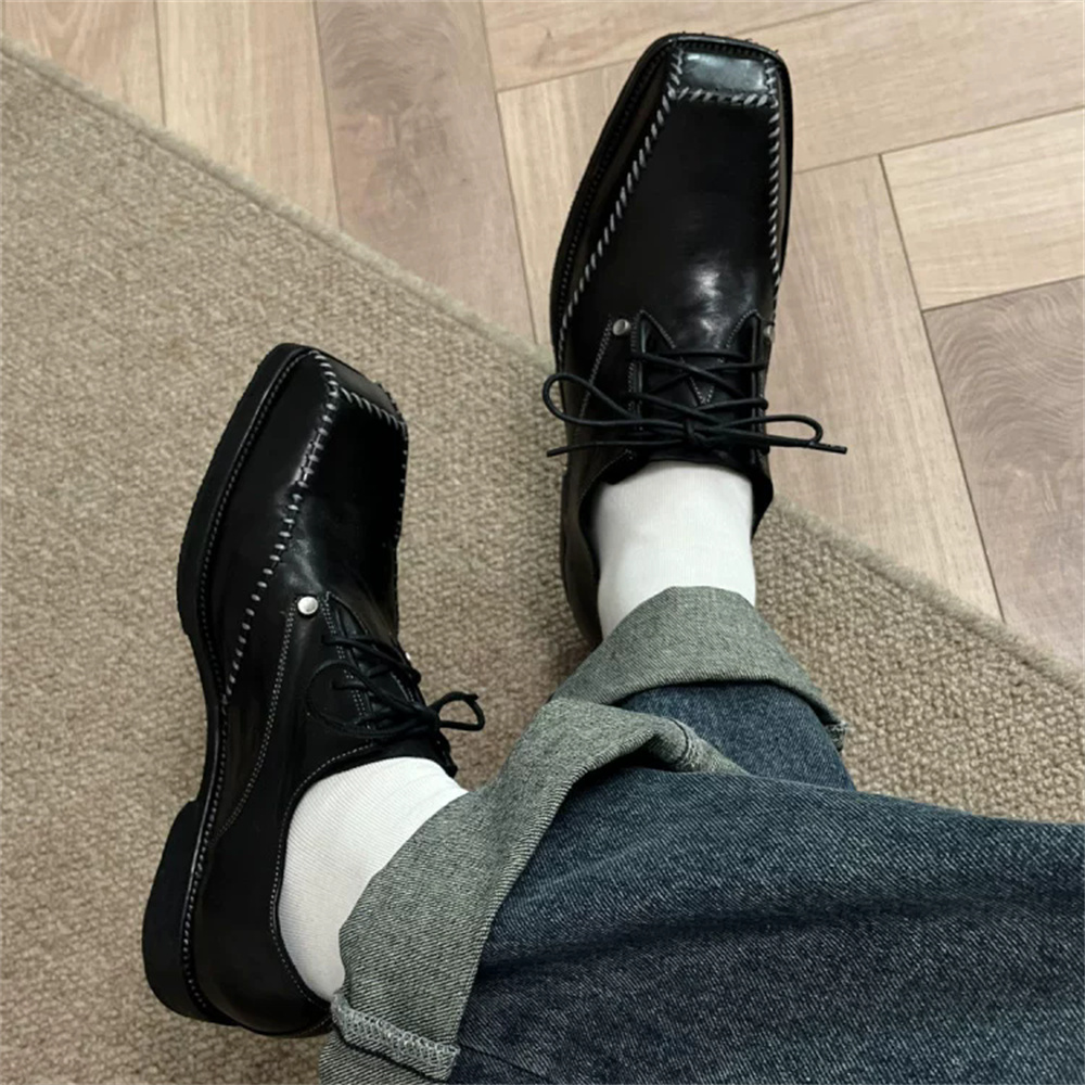 Derby Shoes for Men British St - Men'S Groom ulasan dan harga