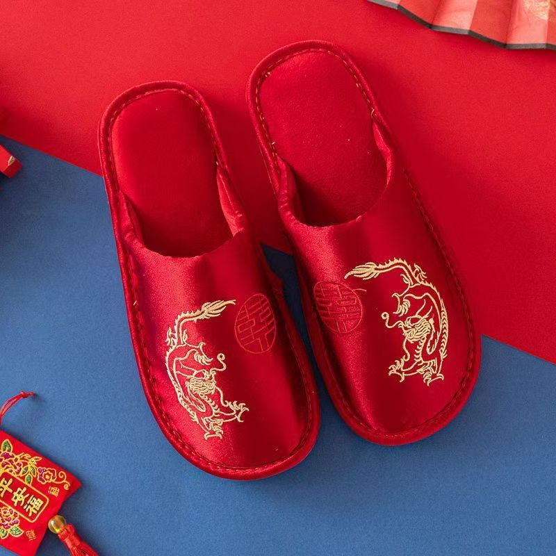 Men Silk Baotou Red Wedding Sl - Men Grooming Home ulasan dan harga