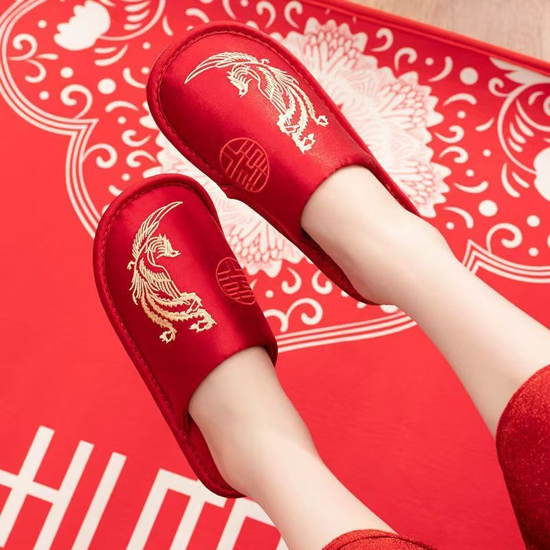 Men Silk Baotou Red Wedding Sl - Men Grooming Home ulasan dan harga