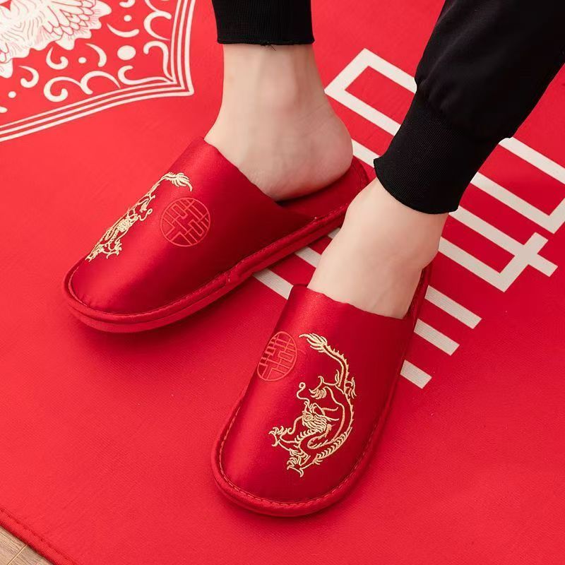 Men Silk Baotou Red Wedding Sl - Men Grooming Home ulasan dan harga