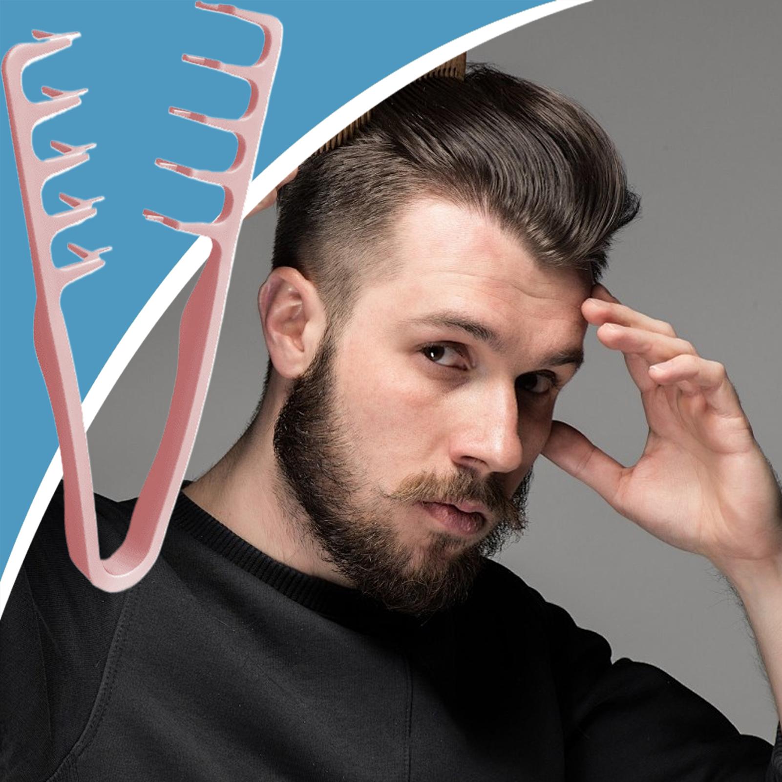 Wide Tooth Hair Comb Volumizin - Men Grooming Home ulasan dan harga