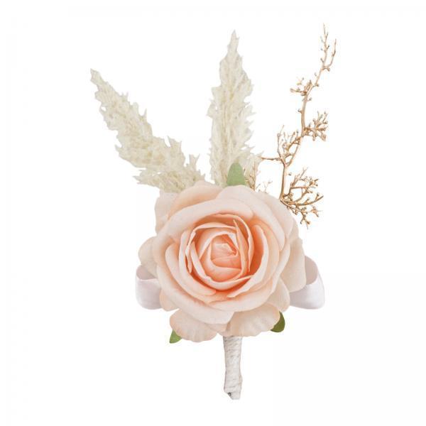 Elegant Rose Boutonniere Handm - Men Grooming Home ulasan dan harga