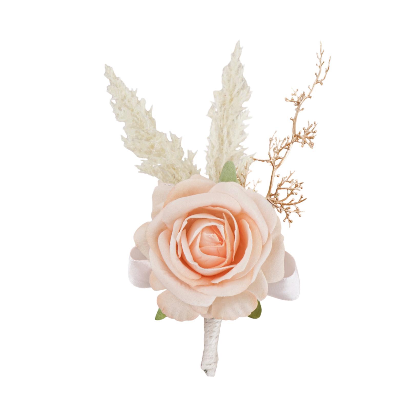 Elegant Rose Boutonniere Handm - Men Grooming Home ulasan dan harga