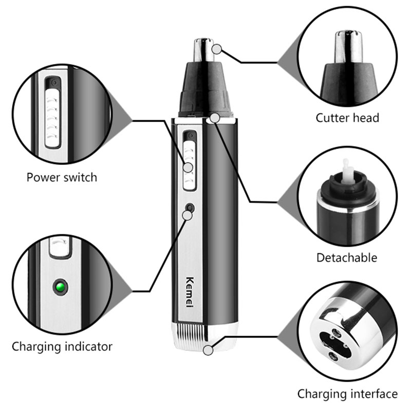 Keme 4in1 Nose Hair Trimmer Fo - Men'S Grooming Shaver ulasan dan harga