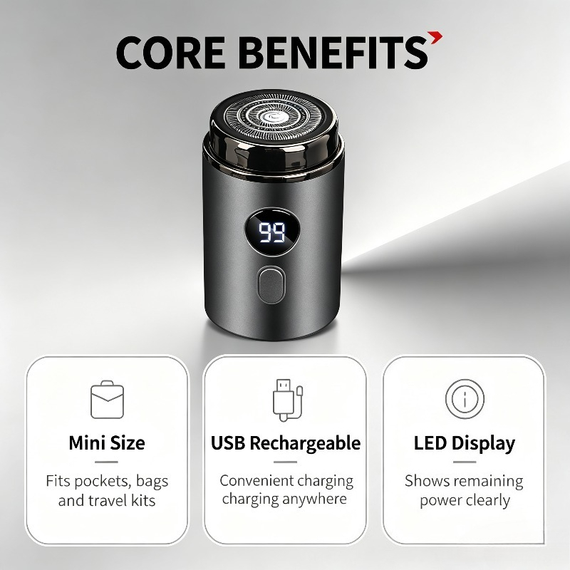 USB Rechargeable Waterproof El - Mens Grooming Box ulasan dan harga