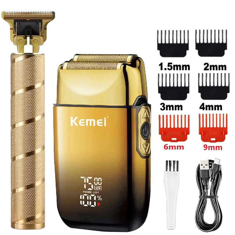 Kemei KM-TX10 T9 Hair Trimmer  - Mens Grooming Box ulasan dan harga