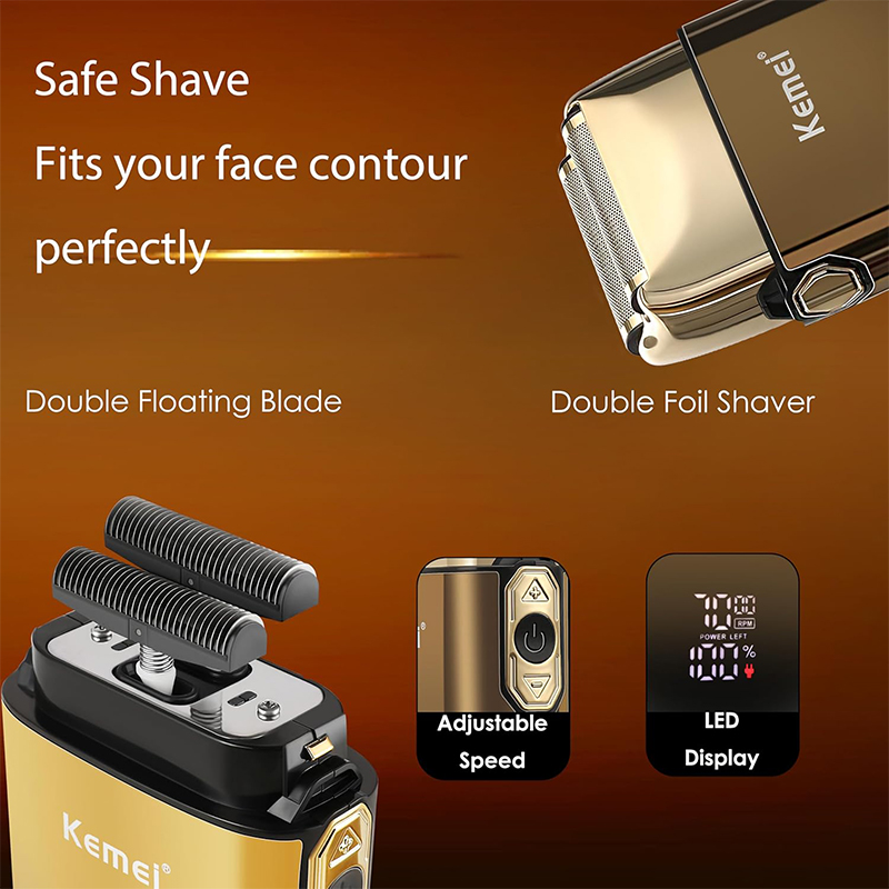 Kemei KM-TX10 T9 Hair Trimmer  - Mens Grooming Box ulasan dan harga