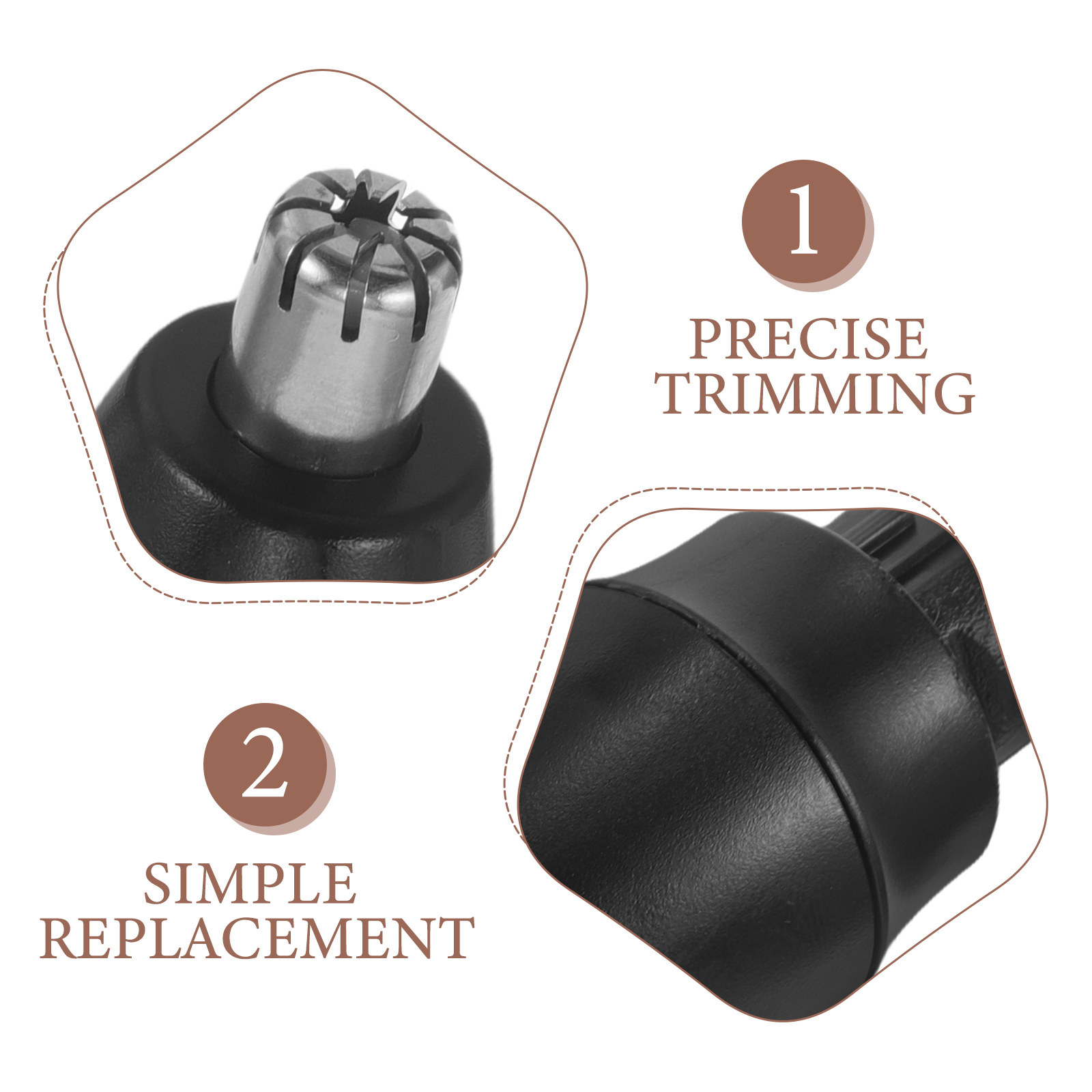 Replacement Head for Nose Hair - Men'S Grooming Shaver ulasan dan harga