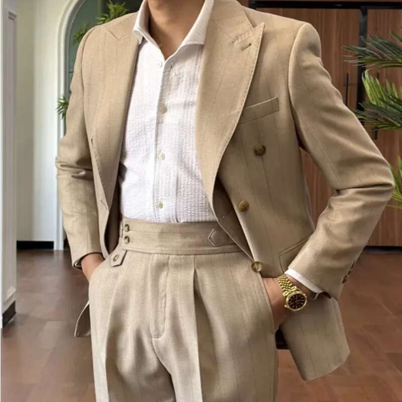 Men Suit Designers Slim Fit Bu - Men'S Grooming Trends ulasan dan harga